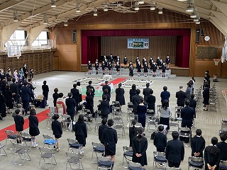 カトリック　ミッション　男女　東星学園　大矢正則校長　第85回卒業式 ～希望の先へ～(3)