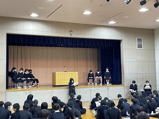東星学園　校長・大矢正則　カトリック　ミッション　男女　児童会役員選挙(1)