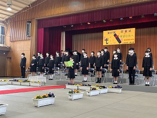 清瀬　私立　小学校　東星学園小学校　大矢正則校長　卒業式(2)