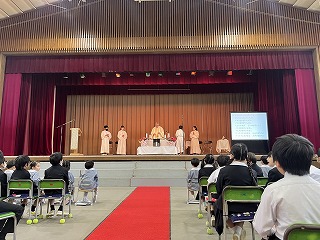 東星学園　大矢正則校長　カトリック　ミッション　男女　ヨゼフ祭(7)