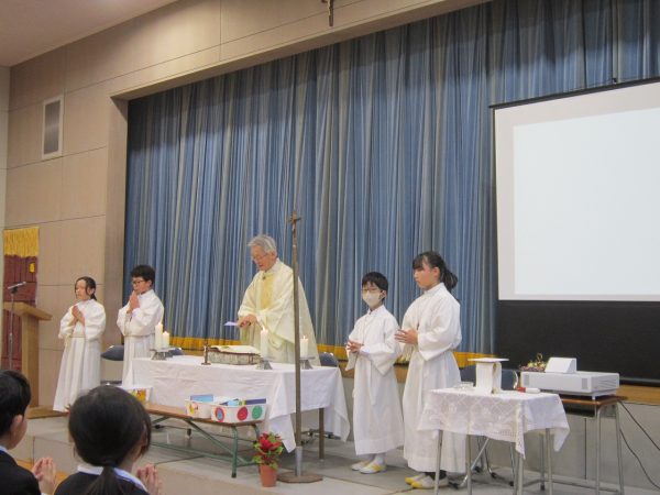 東星学園　校長・大矢正則　クリスマス会（５）