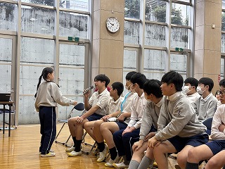 東星学園 校長・大矢正則 6年生を送る会(2) 東星学園 校長・大矢正則 清瀬 私立 小学校 6年生を送る会(2)