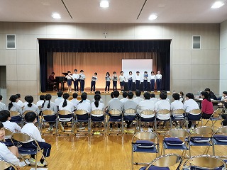 東星学園 大矢正則校長 6年生を送る会(6) 東星学園 大矢正則校長 清瀬 私立 小学校 6年生を送る会(6)